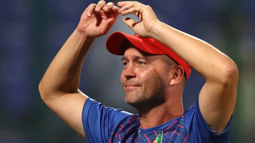 Having made Afghanistan into a strong outfit, Jonathan Trott reflected on his tenure in an emotional interaction. (Reuters)