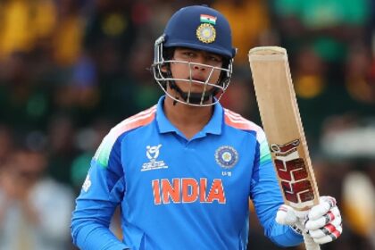 Vaibhav Sooryavanshi broke the U19 World Cup sixes record during the final against England in Harare. (ICC Media Zone)