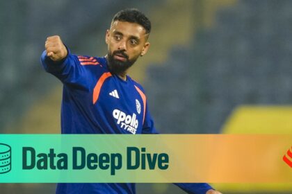 Varun's ability to consistently bowl on the good length, varying his speed and mixing his leg-spinners and googlies makes it a daunting task for the batters to pick him. (PTI Photo)