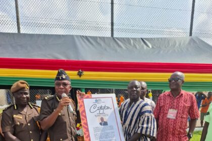 Ankaful Maximum Prison honors Central Regional Football Chairman Robert Duncan