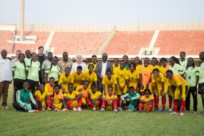President Simeon-Okraku boosts Black Princesses' morale with visit, pledge of support ahead of South Africa clash