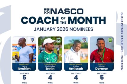 Four Coaches up for NASCO January coach of the month award
