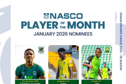 Three players shortlisted for January NASCO Premier League player of the month award