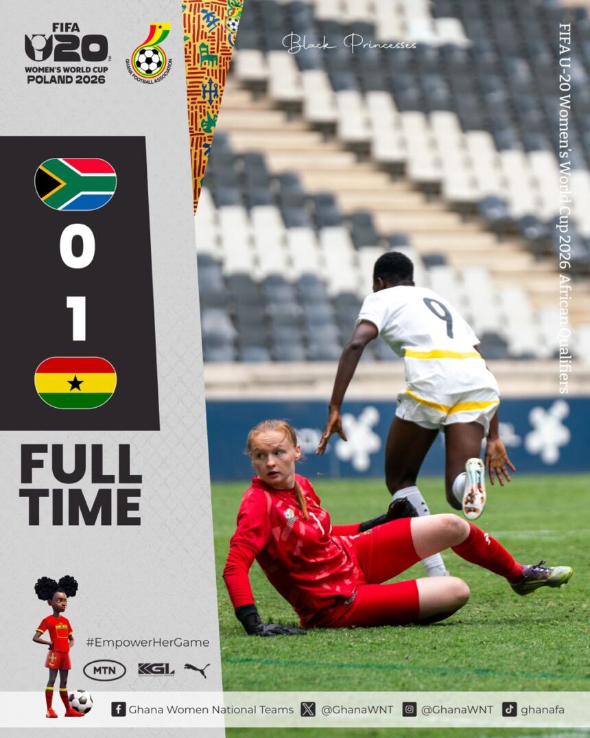 Ghana edges South Africa to book spot in U20 World Cup final round of Qualifiers