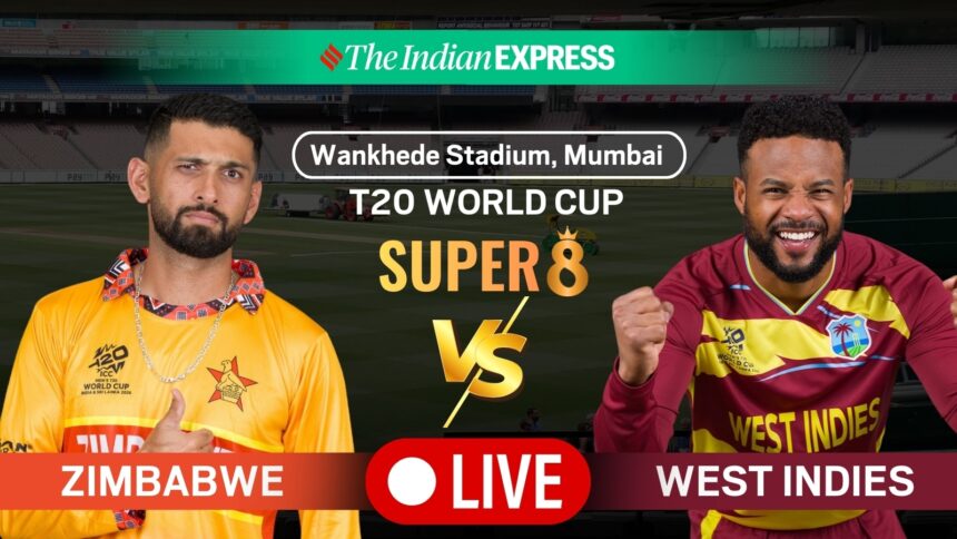 Zimbabwe vs West Indies T20 World Cup LIVE