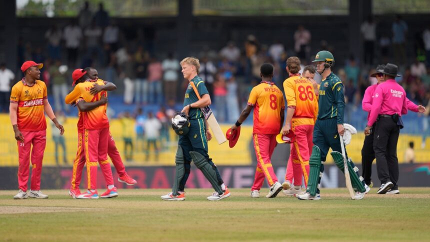 Zimbabwe have gone up to second on the Group B table with the win, level on points with top-placed Sri Lanka (AP Photo)