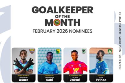 Asare, Zakari, Osei and Kobi earn nomination for Premier League goalkeeper for February