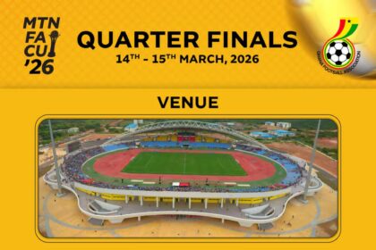 Two MTN FA Cup Quarterfinals go live from Cape Coast stadium this weekend