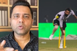 Aakash Chopra and Mohammed Shami.