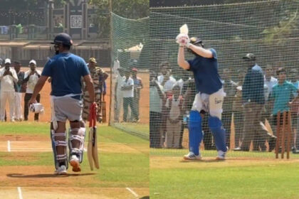 Rohit Sharma begins IPL 2026 preparations with practice session at Shivaji Park
