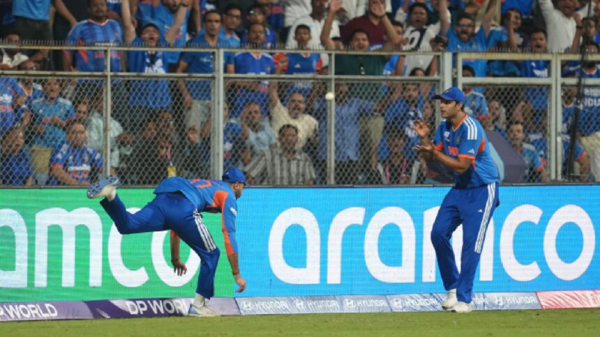 Axar patel Shivam dube relay catch