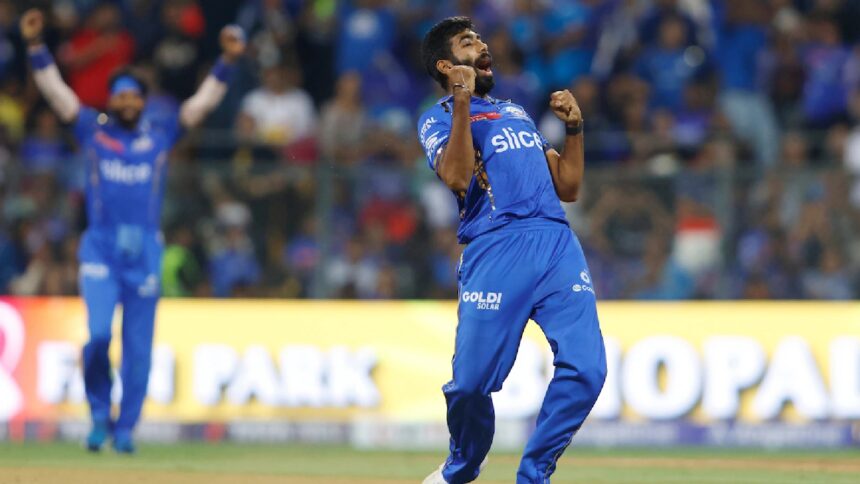 Jasprit Bumrah has joined the MI squad ahead of their IPL 2026 opener against KKR. (BCCI)
