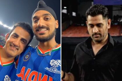 MS Dhoni congratulated India head coach Gautam Gambhir and the team for the T20 World Cup win in a rare social media post. (X)