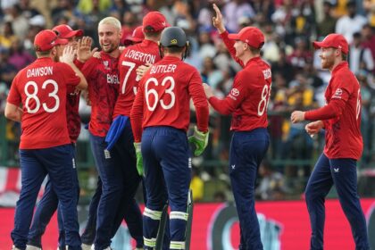 England will take on India in the T20 World Cup 2026 semifinal in Mumbai. (PHOTO: AP)