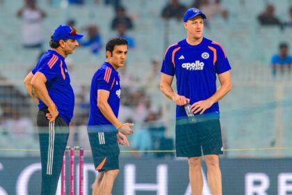 Gambhir said that the team always had faith in Sanju Samson even when the latter got stuck in a bit of a rut in the matches leading up to the T20 World Cup (ANI Photo)