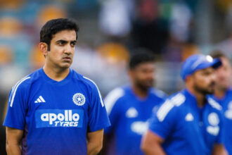 India head coach Gautam Gambhir in picture. (FILE PHOTO: ICC)