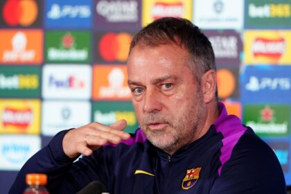 Hansi Flick has been Barcelona's head coach since 2024 (AP Photo)