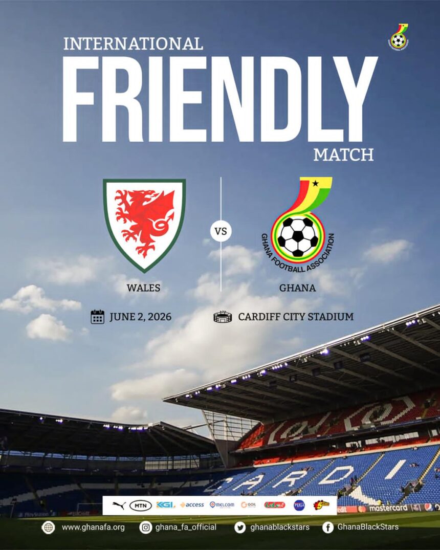 Wales to host Ghana in pre-2026 FIFA World Cup friendly in Cardiff