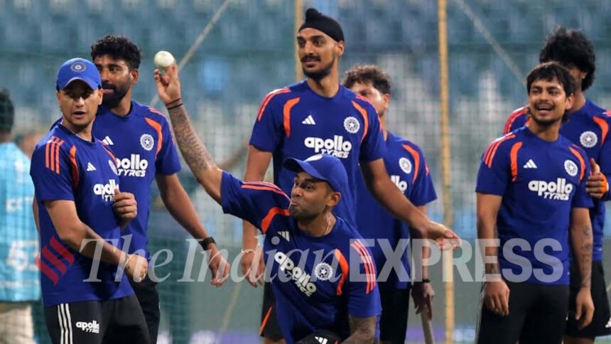 T20 World Cup 2026: India will likely go in with an unchanged XI in the semi-final against England in Mumbai today. (Express Photo by Narendra Vaskar)