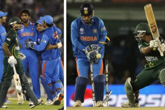 India had beaten Pakistan in the 2011 ODI World Cup semifinal in Mohali. (PHOTO: AP/X)