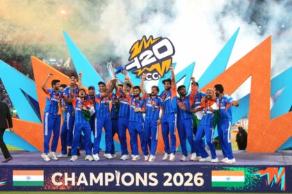 India won T20 World Cup 2026 after defeating New Zealand in the final. (PHOTO: AP)