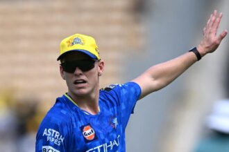 IPL 2026: CSK's Nathan Ellis has been ruled out of the season due to injury. (Reuters Photo)