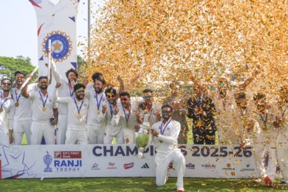 Jammu and Kashmir took a 477-run lead on Day 4 of the match and lifted it up to 633 at the end of the match. (PTI Photo)
