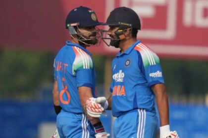 Indian batters Virat Kohli and Rohit Sharma in action. (FILE photo)