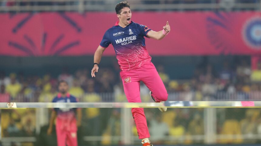 Nandre Burger IPL RR vs CSK