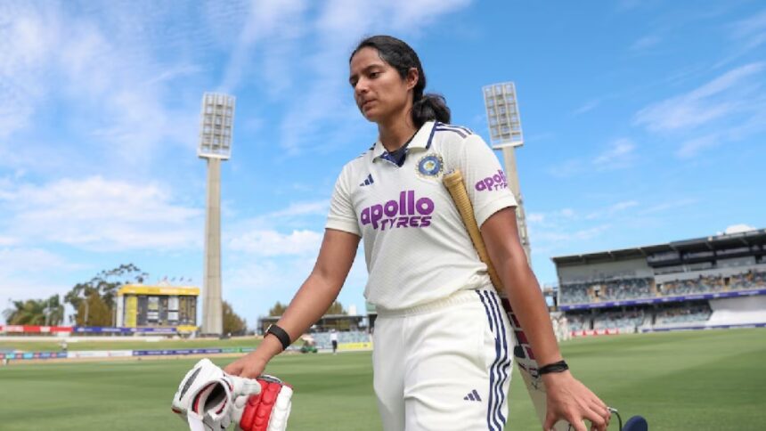 Pratika played an important role in helping India avoid an innings defeat in Australia this month, scoring a well-composed 63 runs from 137 balls in second-innings. (CREIMAS)