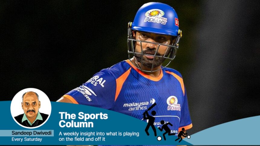Probably the fittest he has been in over a decade, Rohit Sharma seems at peace with the world around him. (Mumbai Indians)