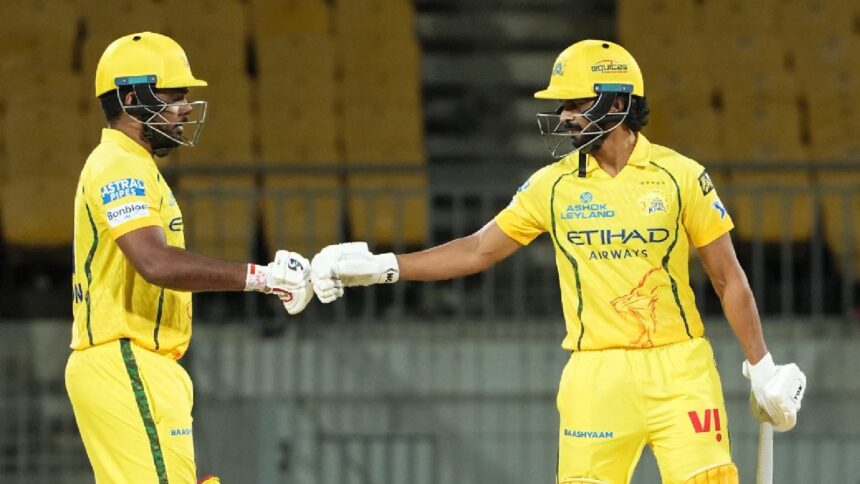 IPL 2026: CSK have been warned against sending Ruturaj Gaikwad and Sanju Samson as openers on Monday. (CSK/X)