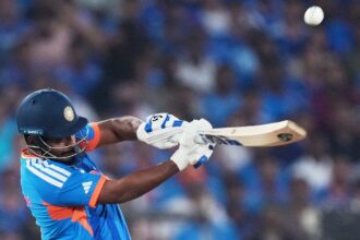 India head coach Gautam Gambhir, speaking on Star Sports after lifting the trophy, had mentioned getting to 300 in a match being one of the things they would like to do. (AP Photo)