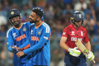 Chakaravarthy and Siraj both credited Samson for turning India's fortunes around in the 2026 T20 World Cup. (AP Photo)