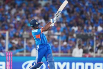 Anil Kumble likened Sanju Samson's T20 World Cup performances to Rohit Sharma and Virat Kohli. (AP Photo)