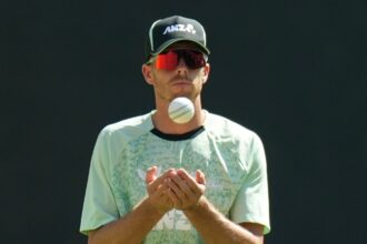 Santner admitted earlier in the pre-match press conference that New Zealand will be the clear underdogs from the point of view of support in the stands (AP Photo)