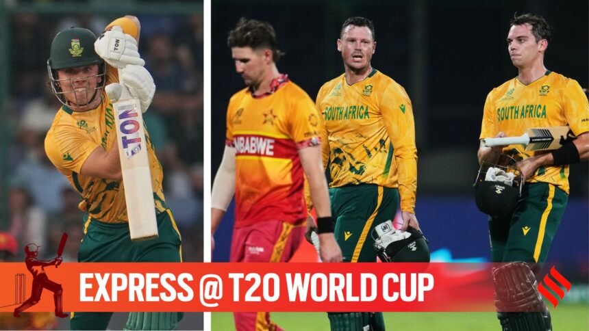 South Africa remain unbeaten in the T20 World Cup 2026 as they beat Zimbabwe in New Delhi. (PHOTO: AP)