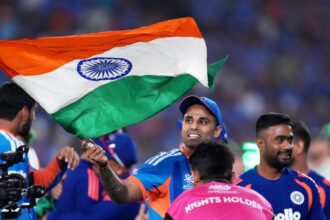 Suryakumar has played a total of 113 T20Is in which he has scored 3272 runs at an average of 36.35 and strike rate of 162.94 with four centuries and 25 half-centuries. (AP Photo)