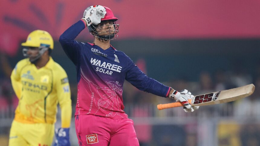 IPL 2026: Vaibhav Sooryavanshi smashed a 15-ball fifty for RR vs CSK. (CREIMAS)