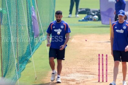 Varun Chakaravarthy conceded 47 runs against South Africa and 40 against the West Indies. (Express Photo by Narendra Vaskar)