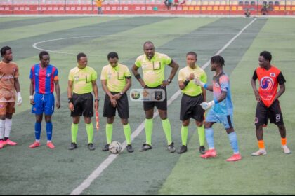 Match Officials for Access Bank Division One League Matchday 22