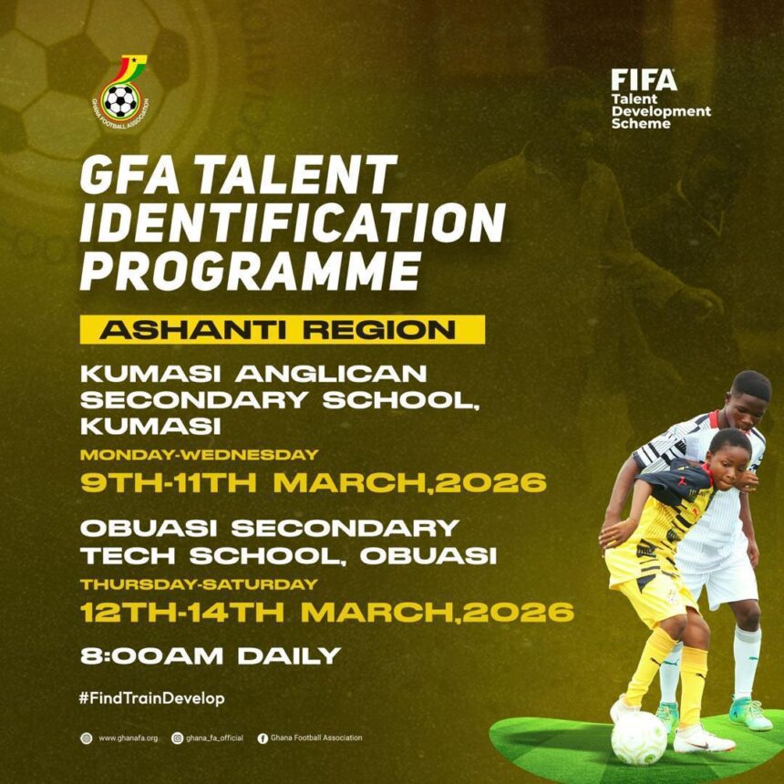 FIFA TDS: Talent Identification Programme Heads to Ashanti Region for Northern Sector