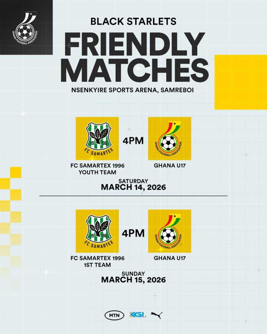 Black Starlets Line Up Double-Header Test Against FC Samartex 1996