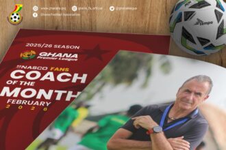 Flitz Marcus Schmid wins Ghana Premier League NASCO February Coach of the Month