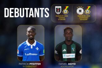 Derrick Luckassen, Marvin Senaya, Daniel Agyei, Patrick Pfeiffer earn Black Stars bebut Call-ups