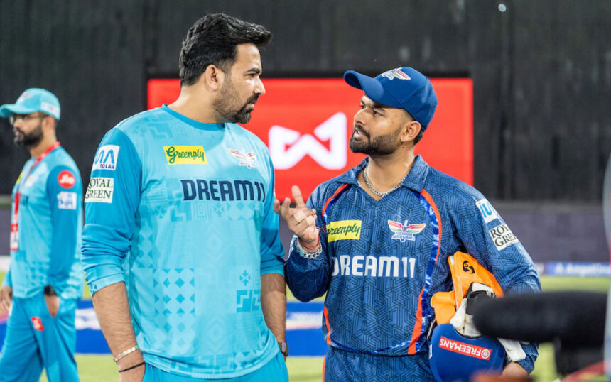 Zaheer Khan and Rishabh Pant