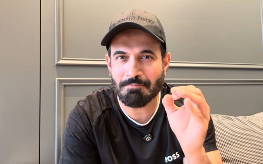 Ifran Pathan while speaking with his audience on his YT channel