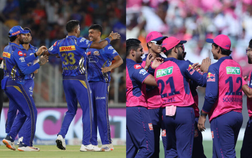 Rajasthan Royals and Mumbai Indians