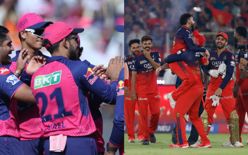 Rajasthan Royals and Royal Challengers Bengaluru