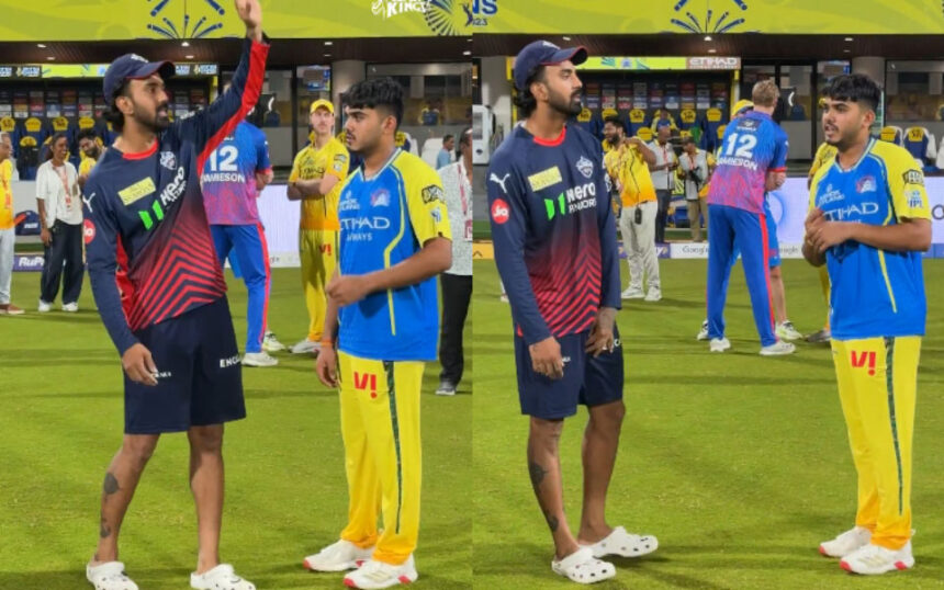 KL Rahul and Ayush Mhatre